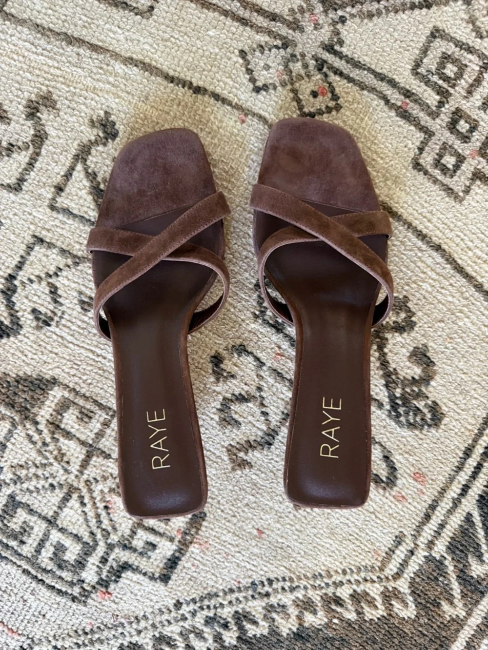 RAYE Shea Sandal in Dark Brown - Picture 2 of 6